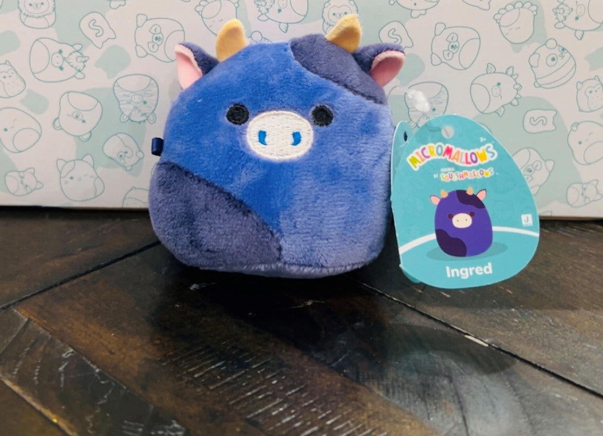 Ultra mini blueberry cow squishmallow