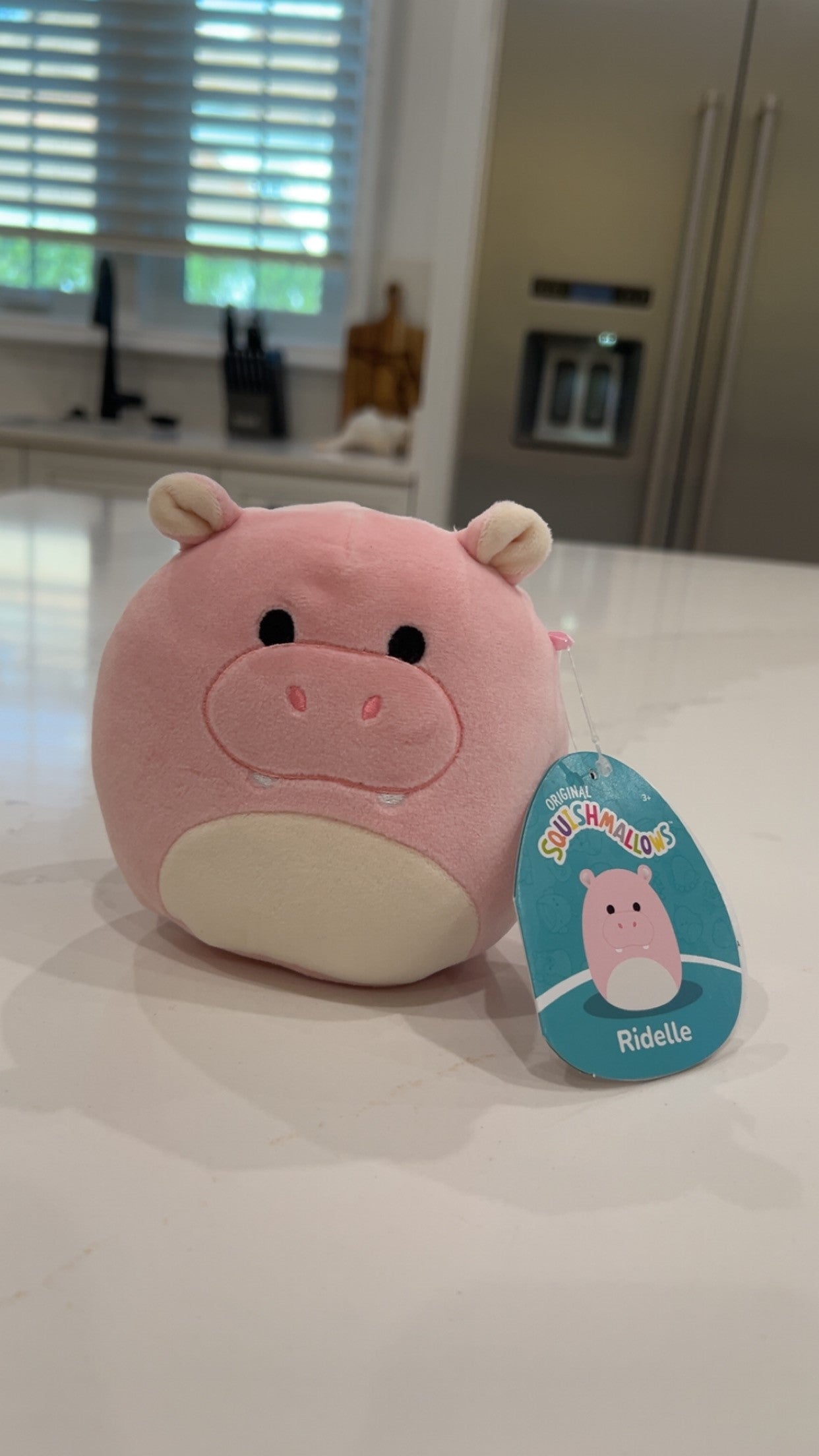 Pink Hippo Squishmallow