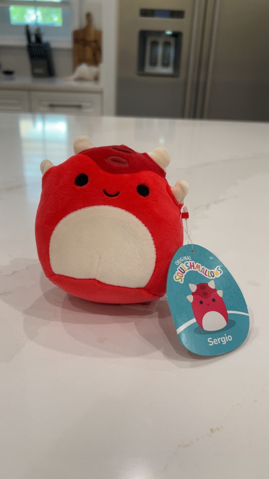 Red Dinosaur Squishmallow